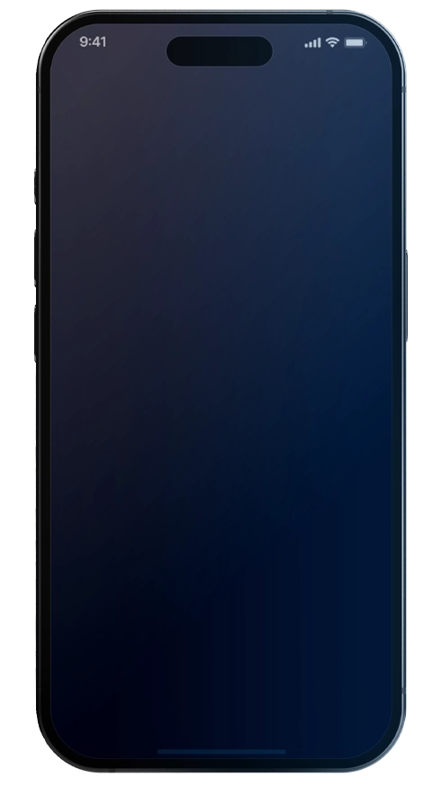 Mobile Handelsoberfläche von Wesen Gainflux